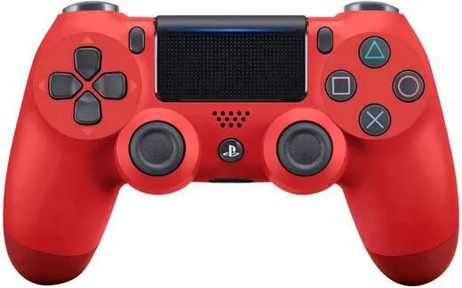 Sony DualShock 4 - Gamepad - trådløs - Bluetooth - magma (rød) - for Sony PlayStation 4