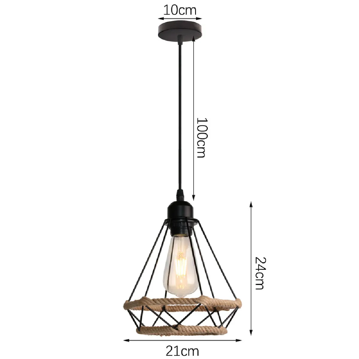 Stoex Lot de 2 Suspensions Vintage