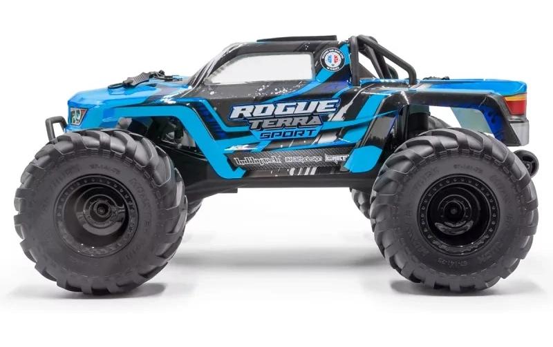 Monster Truck Rogue Terra Brushless Blau, RTR, 1:10<br>4x4 Brushless Monstertruck im Massstab 1:10 mit Ladegerät und Akku