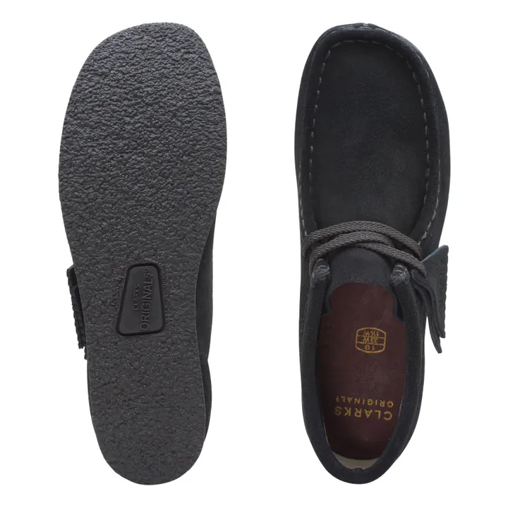 Clarks Bottines Lacets Wallabee Boot | Noir