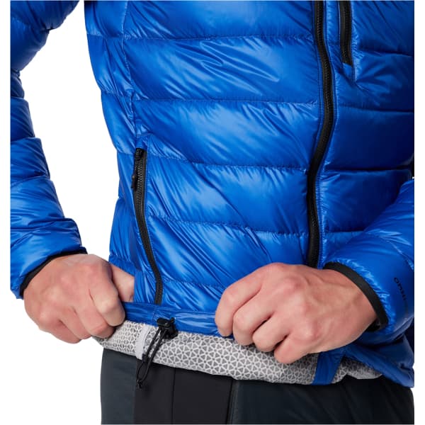 Doudoune randonnée COLUMBIA ARCTIC CREST DOWN HOODED JACKET MOUNTAIN BLUE