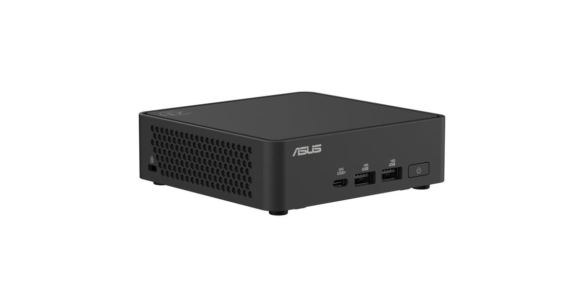 ASUSNUC 15 Pro Slim Kit RNUC15CRKI300002 barebone  (Zwart | Core 3 100U | Intel Graphics)