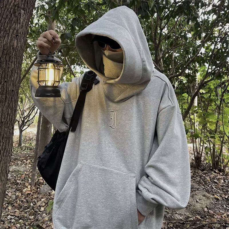 Lingaris - Turtleneck Hoodie met Letters