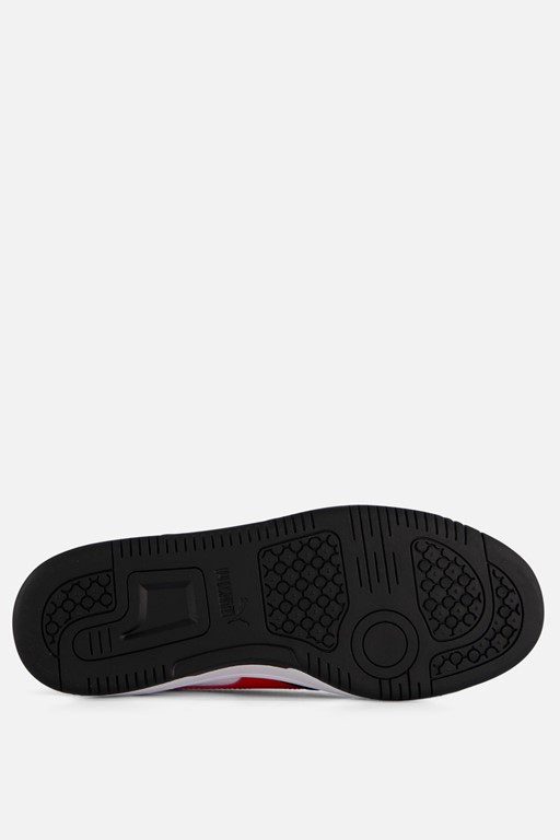 Puma Rebound v6 Low Sneakers wit Imitatieleer