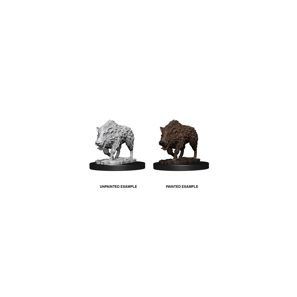 Pathfinder Deepcuts Unpainted Miniatures: Wild Boar