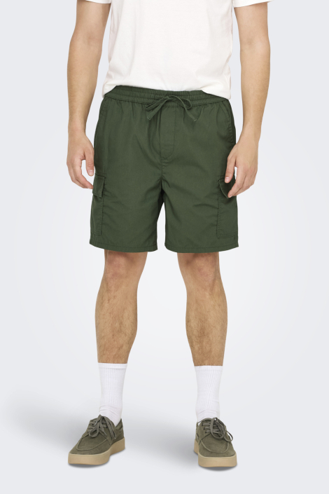 Only & Sons groene heren korte broek