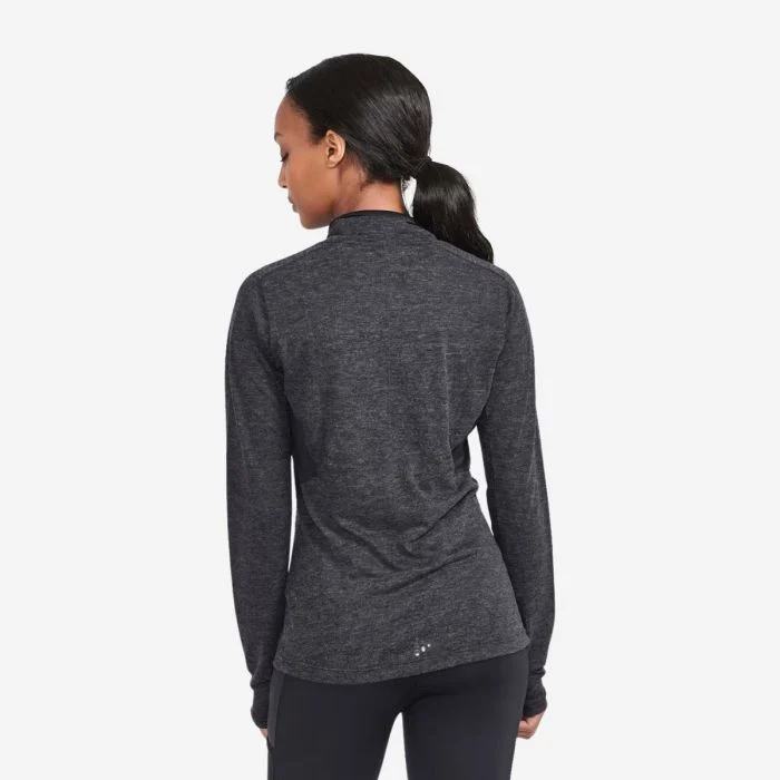 Craft Dame Trøjer Adv Subz Wool Ls Tee Grå