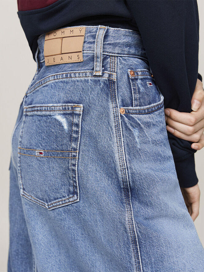 Tommy Hilfiger CLAIRE MIDI SKIRT DH6135 Denim medium