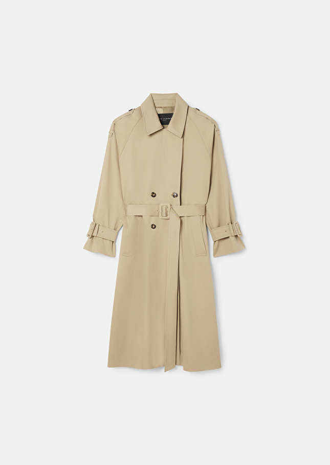 Trench Ivanbeige en gabardine de coton