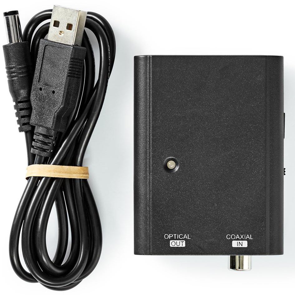 Nedis ACON2505BK audio converter Coax naar Toslink
