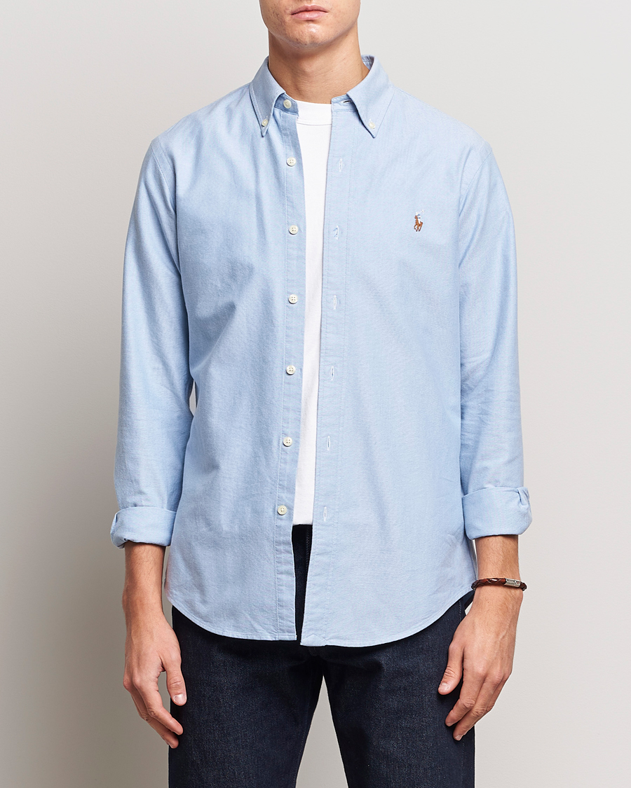 Polo Ralph Lauren Custom Fit Oxford Shirt Blue
