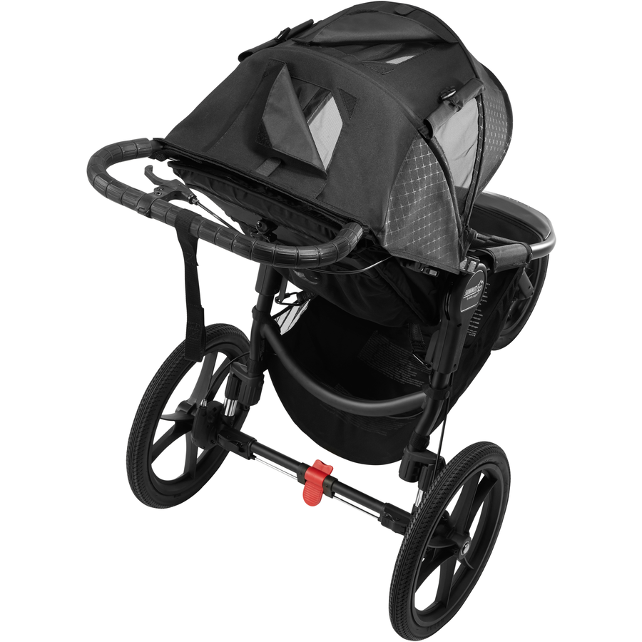 baby jogger Sportwagen Summit X3 in Midnight Black inklusive Wetterschutz