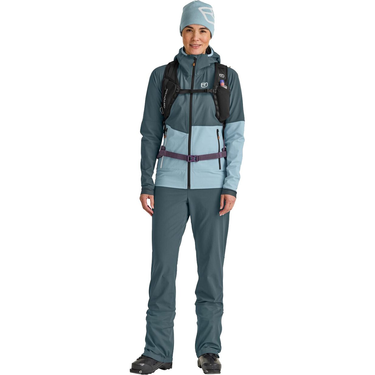 ORTOVOX Punta Berrino Softshelljacke Damen dark arctic grey