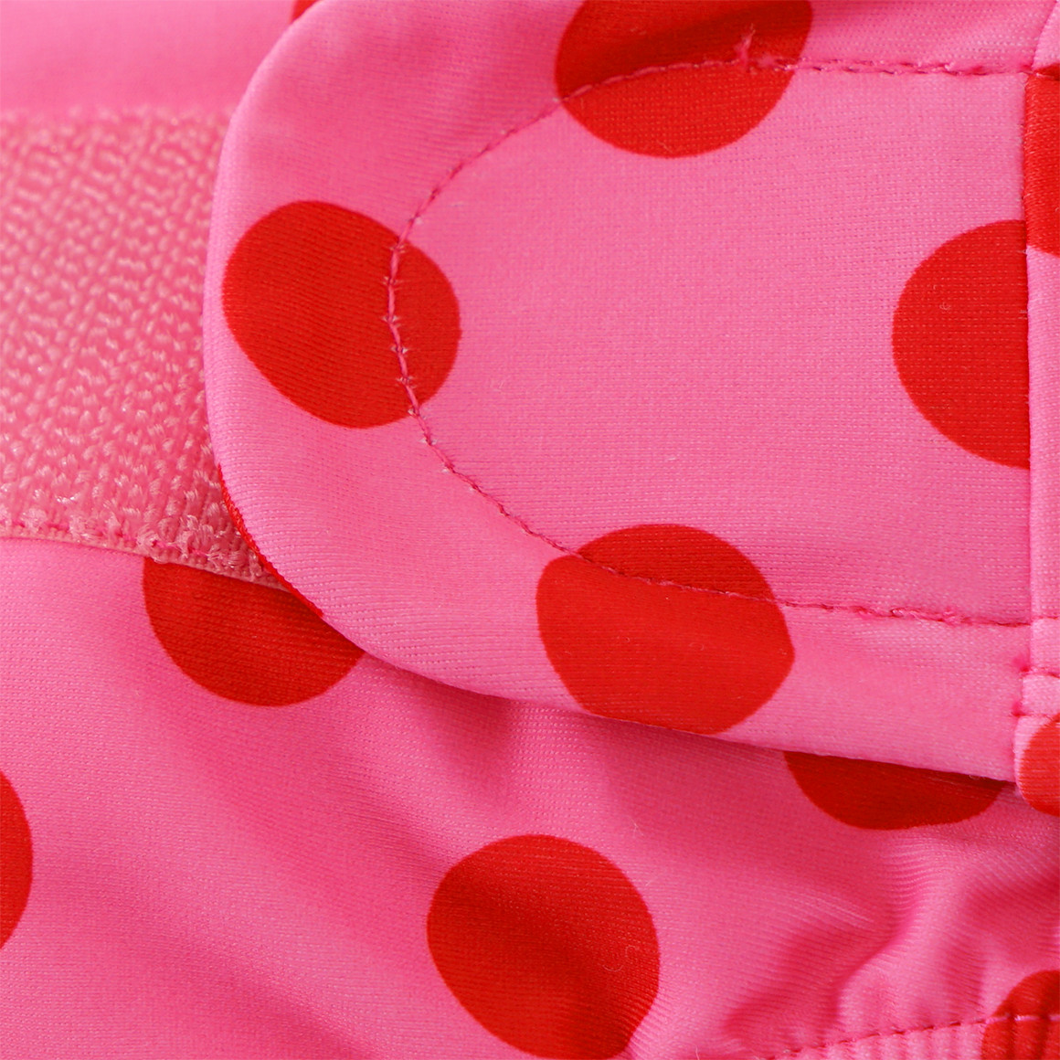 Topomini Baby Badewindel mit Pünktchenmuster pink