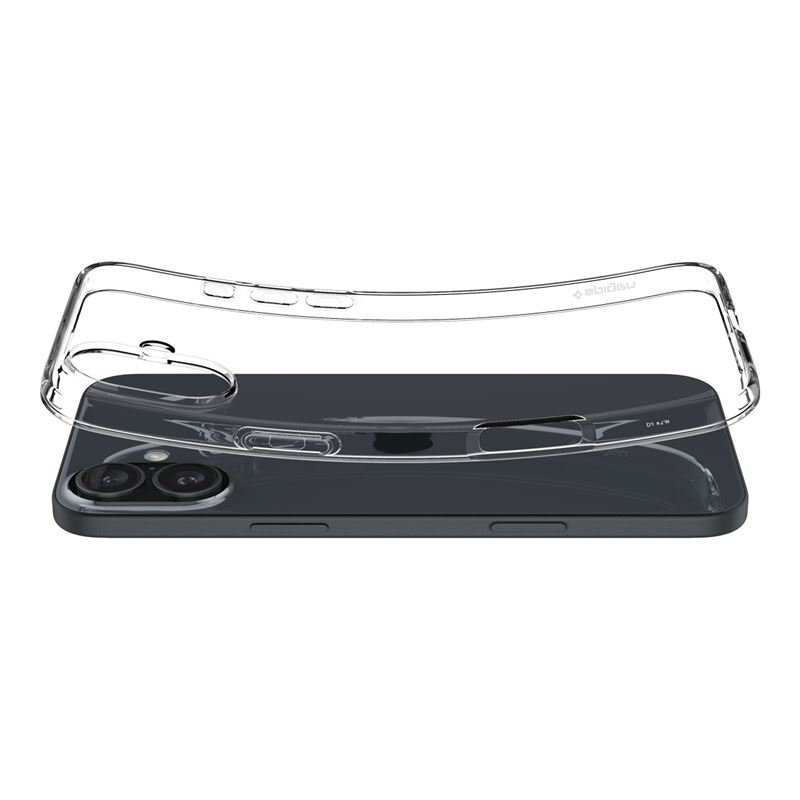 iPhone 16 Liquid Crystal Case Gummi Hülle (ACS08190) - Crystal Clear (Transparent)
