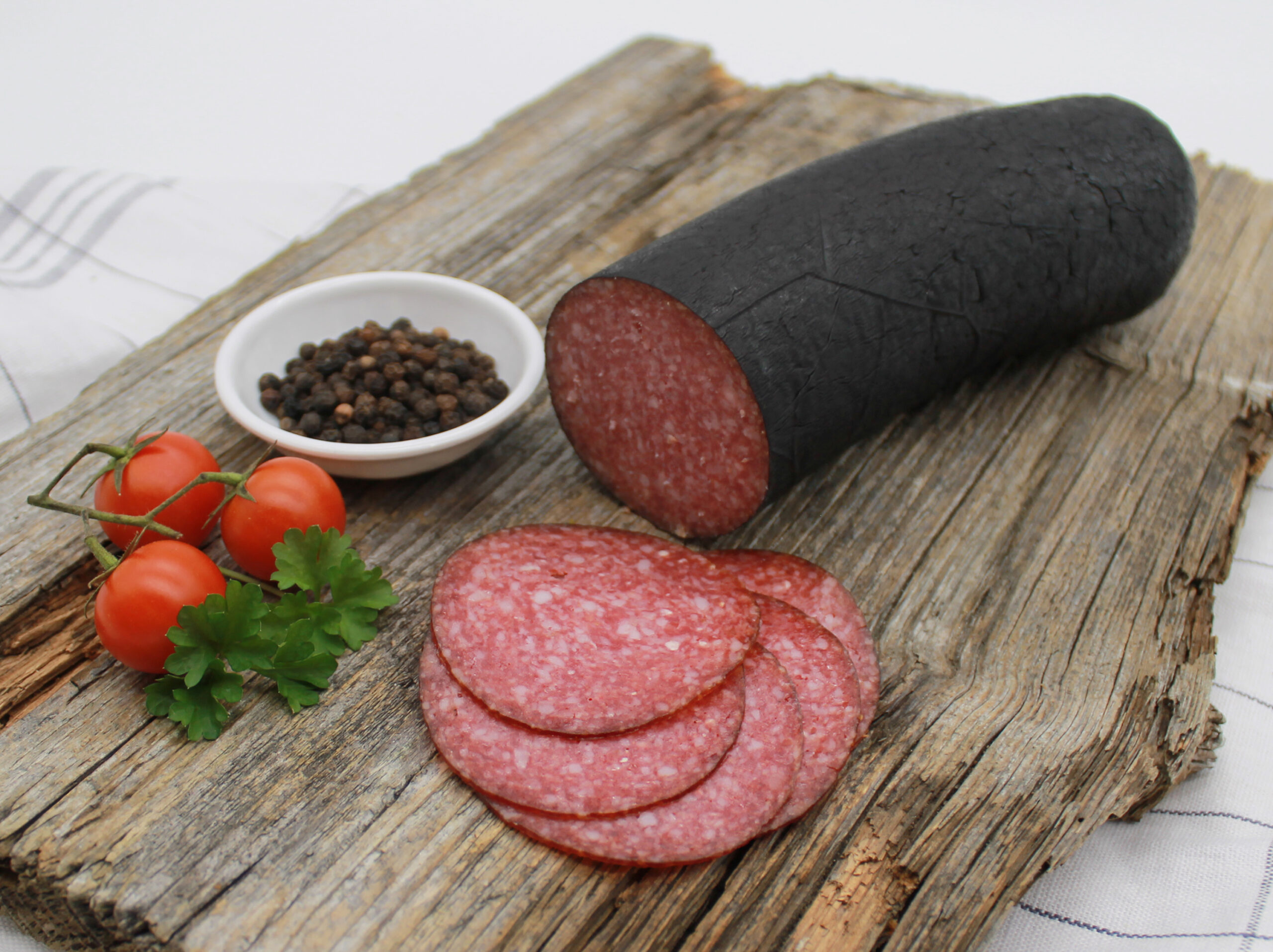 Rauchsalami | aufgeschnitten | ca. 250 gr.