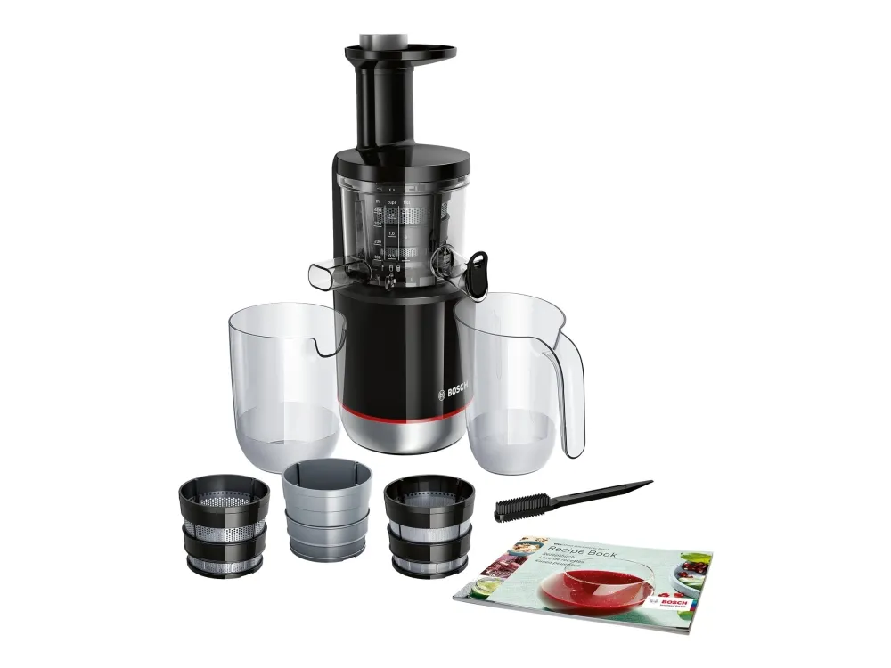 Bosch VitaExtract MESM731M - Saftpresser - 150 W - sort/ sølv
