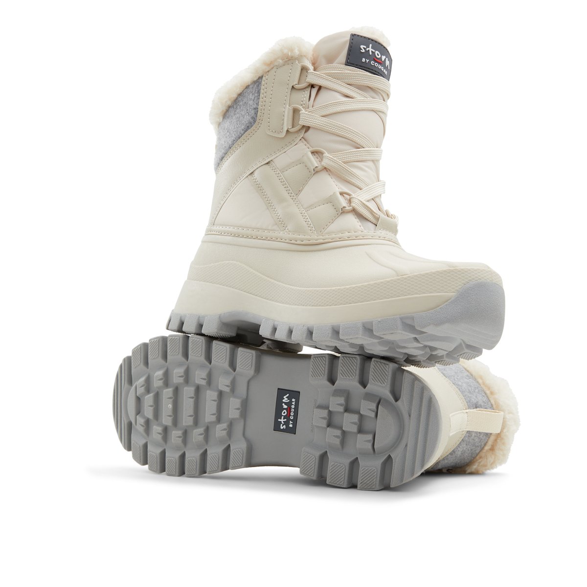 STORM BY COUGAR-Fury-Bottillon d'hiver - Semelle tracteur - Autre Beige