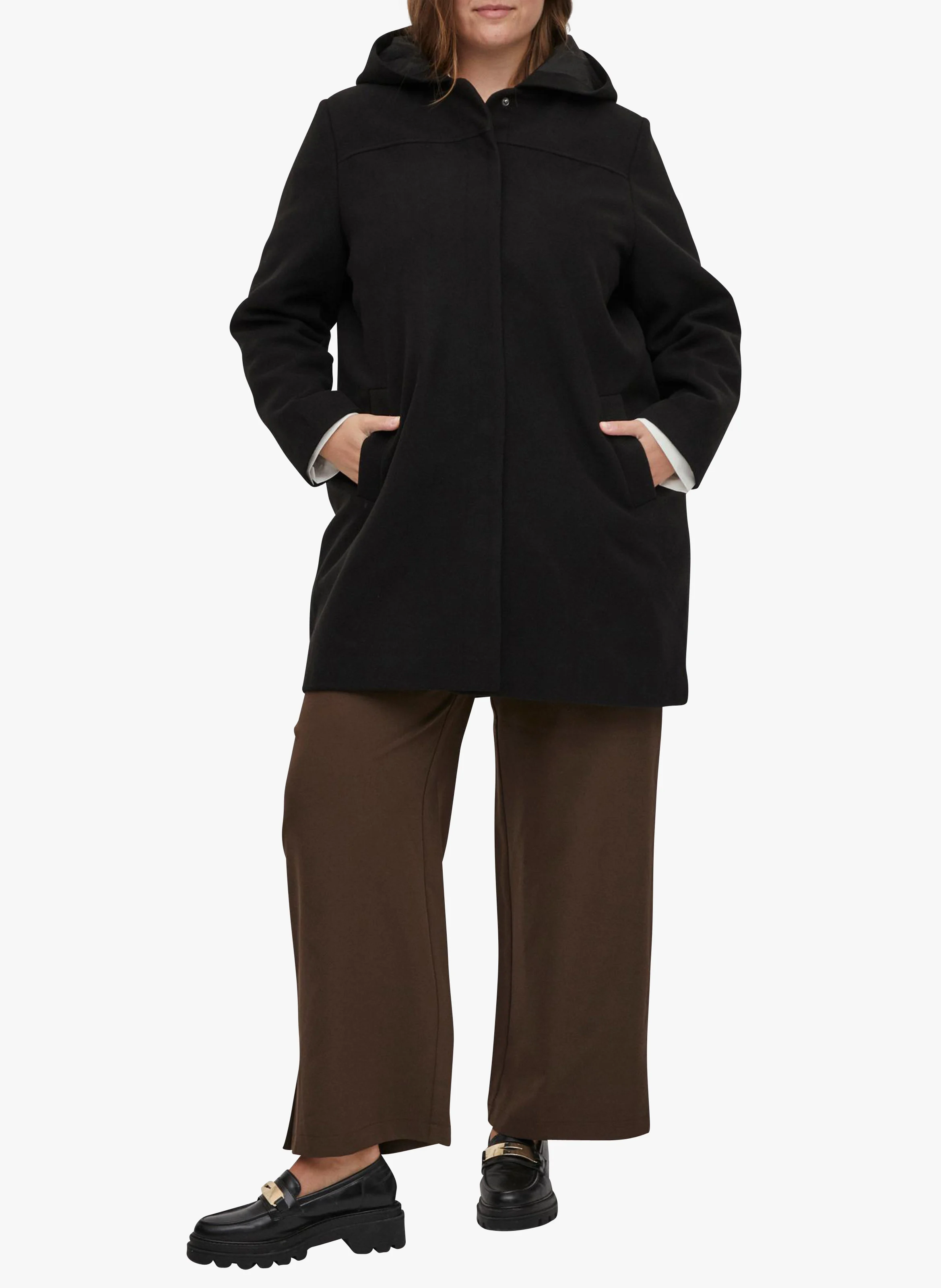 Manteau à capuche | Noir