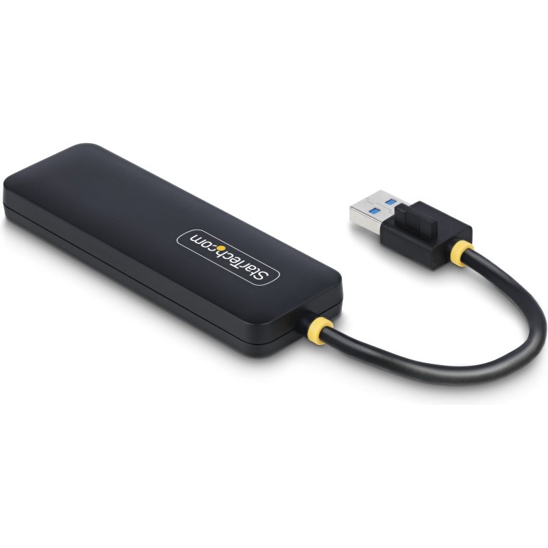 StarTech.com Hub USB-A 4 Ports, 5Gbps, Alimenté par Bus, Mini Hub USB de Voyage, Splitter USB 3.0 Multiport, Hub USB Portable, Protection Contre les Surintensités (OCP)