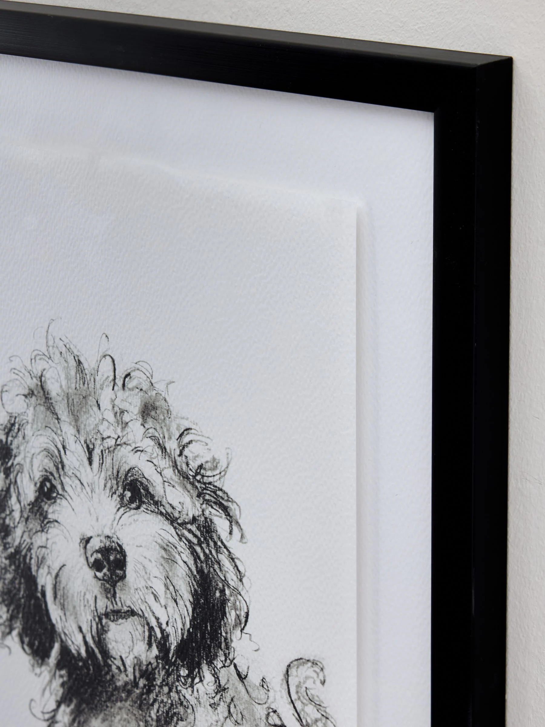 Geschetste Cockapoo Wanddecoratie