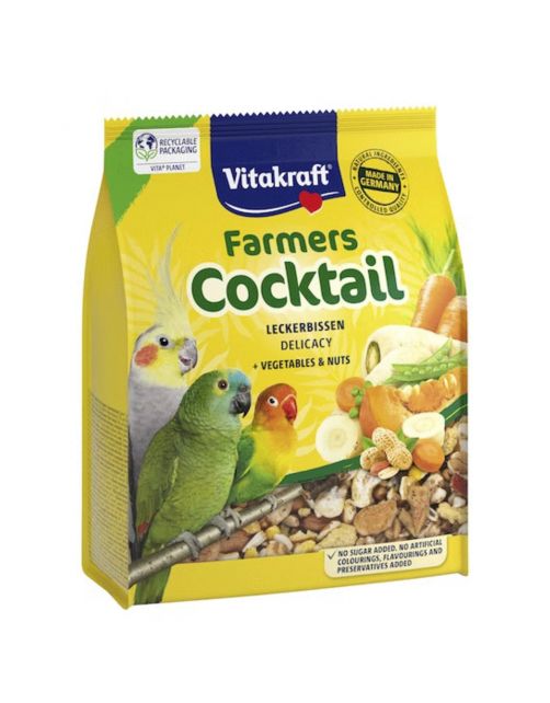 Vitakraft Farmers Cocktail Papegaai - Vogelvoer - 250 g