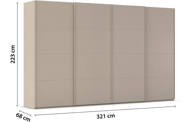 Kledingkast Finca Mat Glas