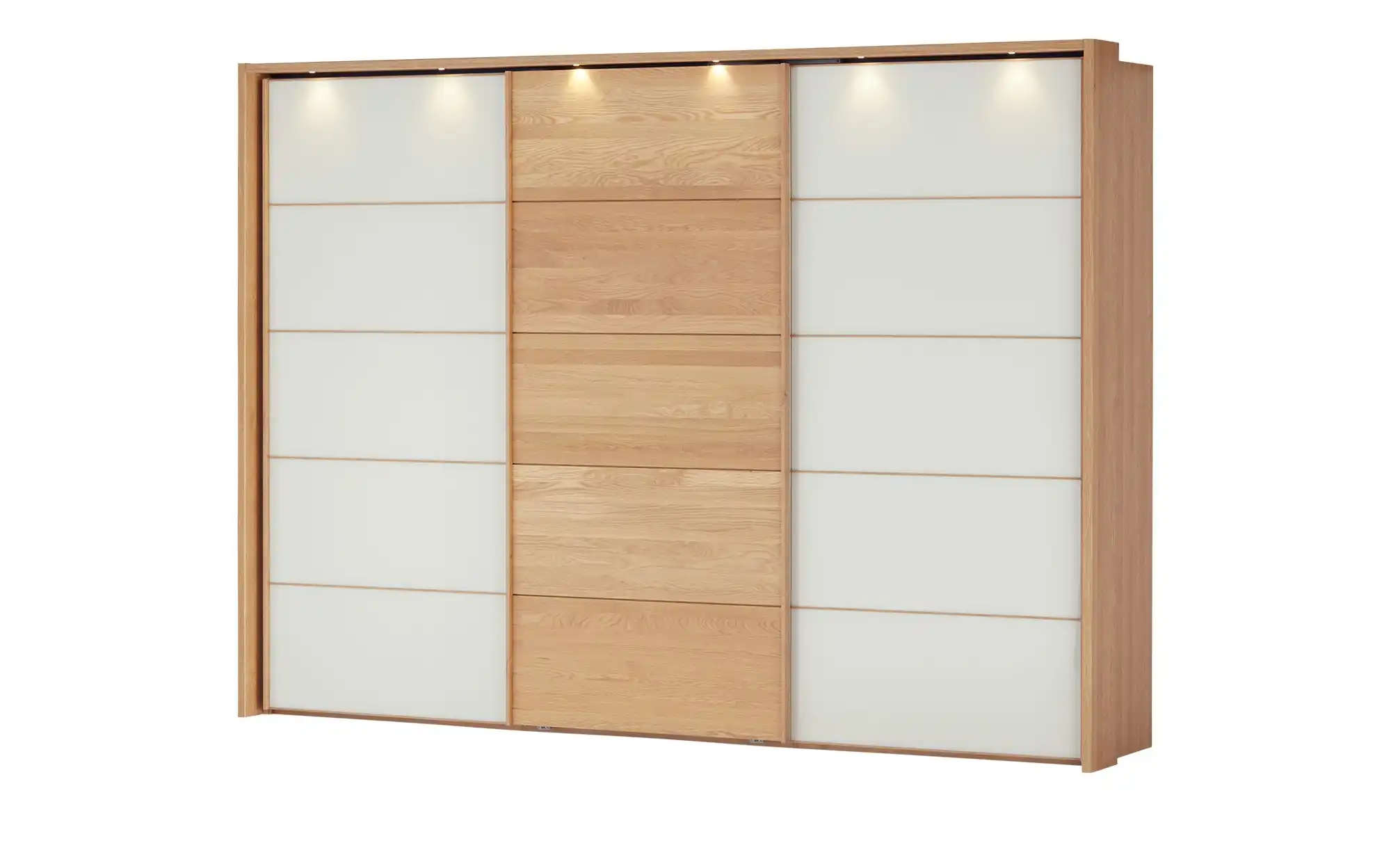 Woodford Schwebetürenschrank, 3-türig teilmassiv Kyran