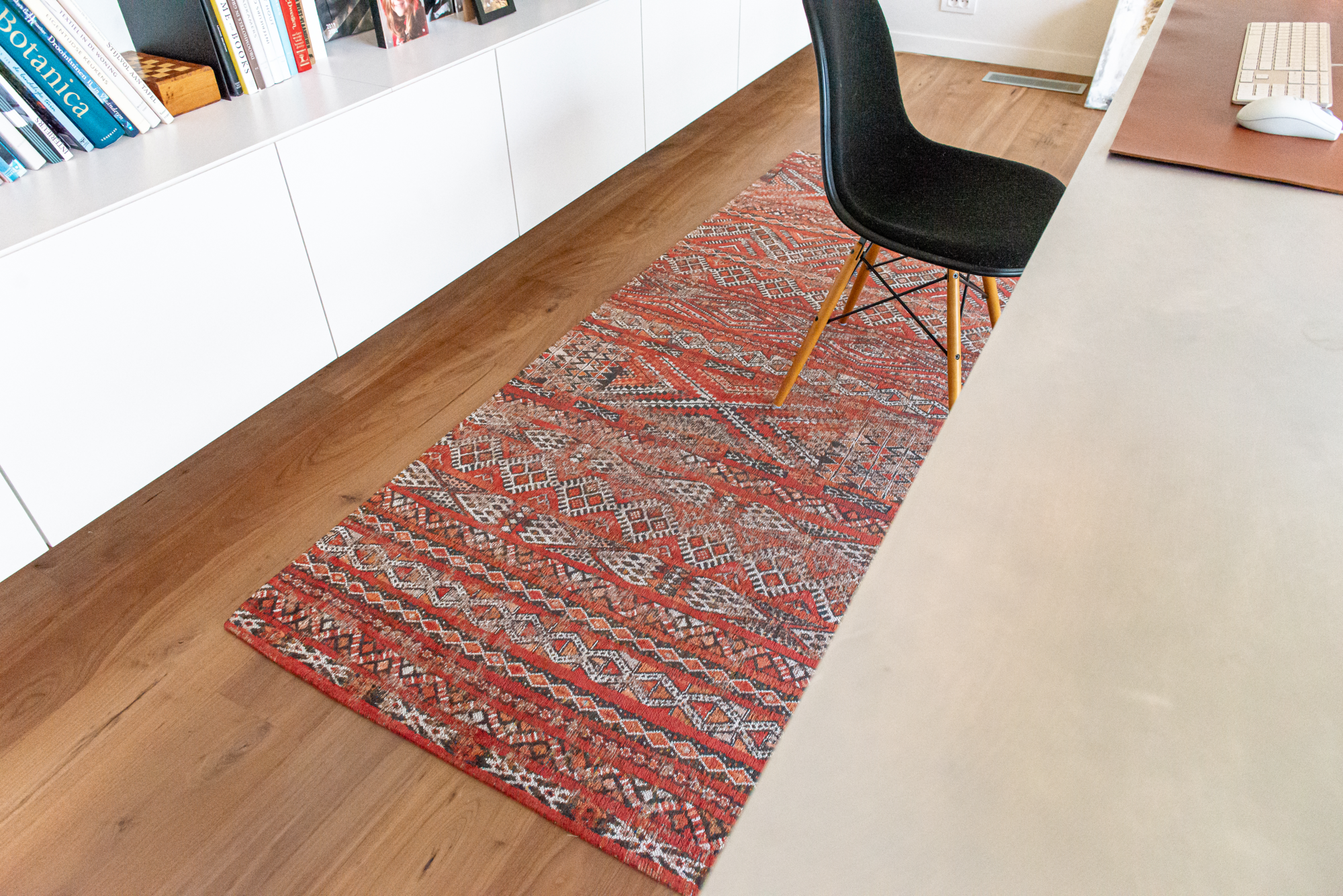 Ecorugs vloerkleed Kilim rood 240x340 cm