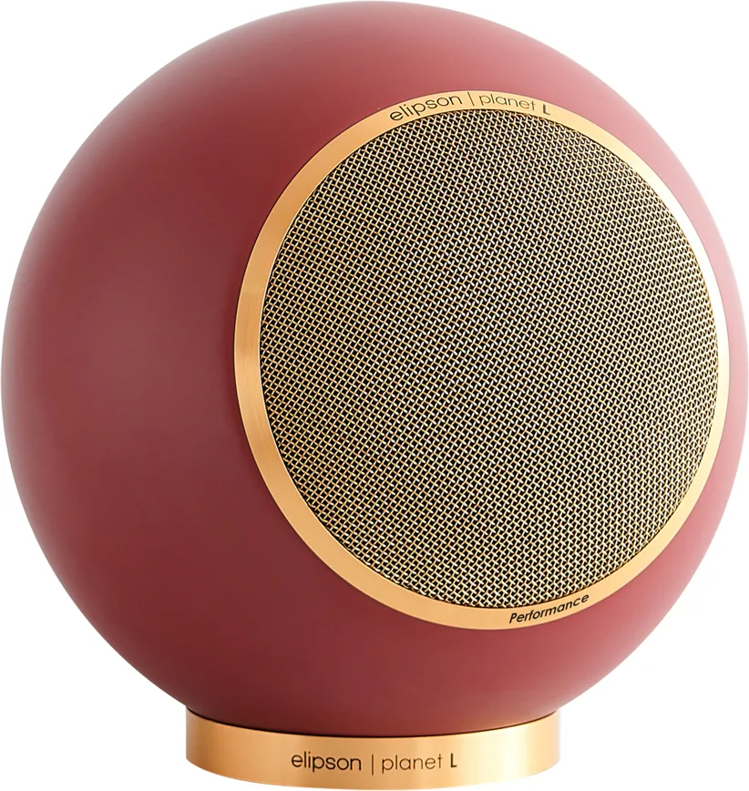 Elipson Planet L Performance Bordeau mat Gold (la pièce) Enceintes bibliothèque