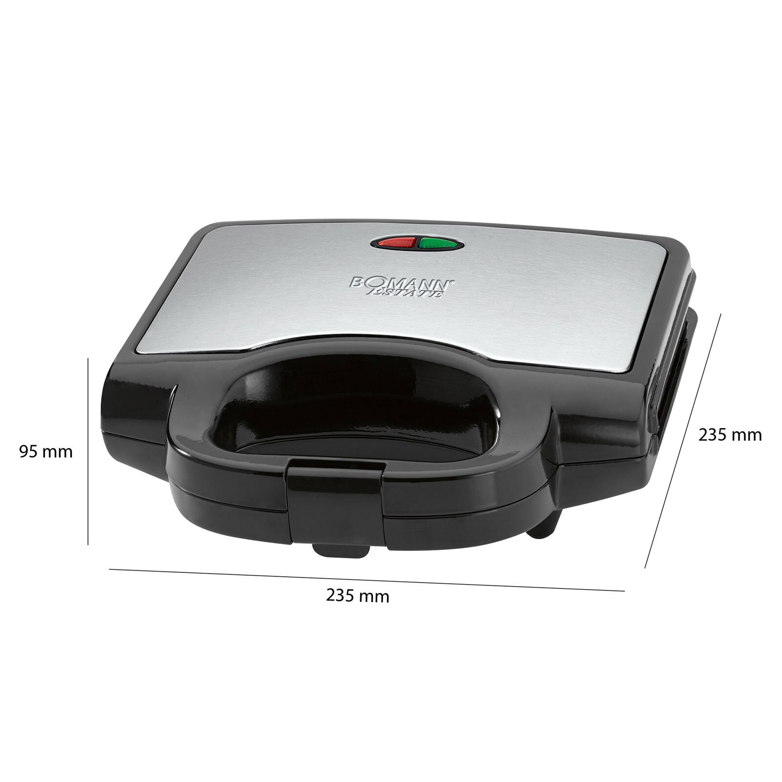 BOMANN Sandwichtoaster ST 1372 CB mit Edelstahleinlage