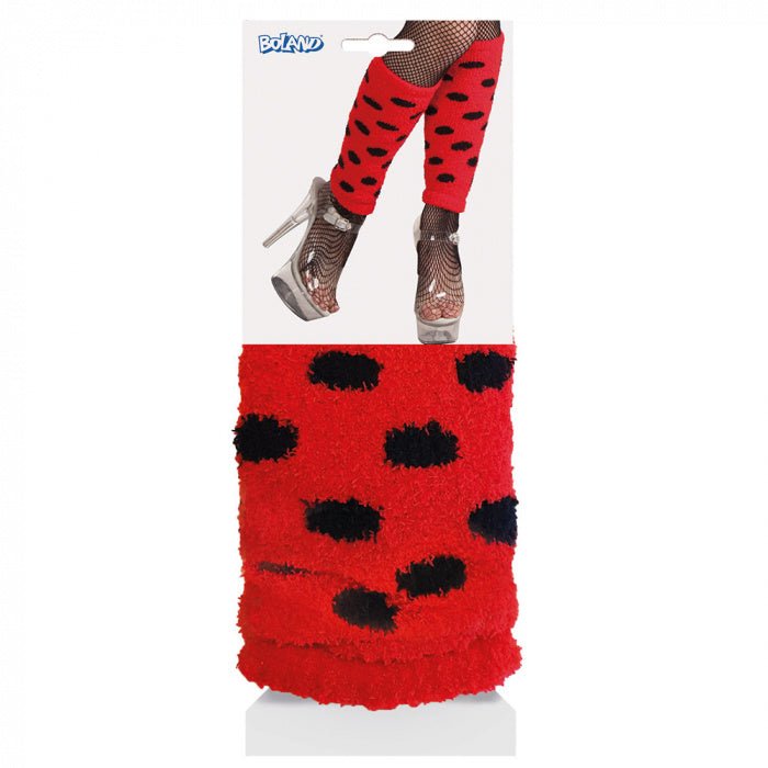 Beenwarmers Rood Zwart