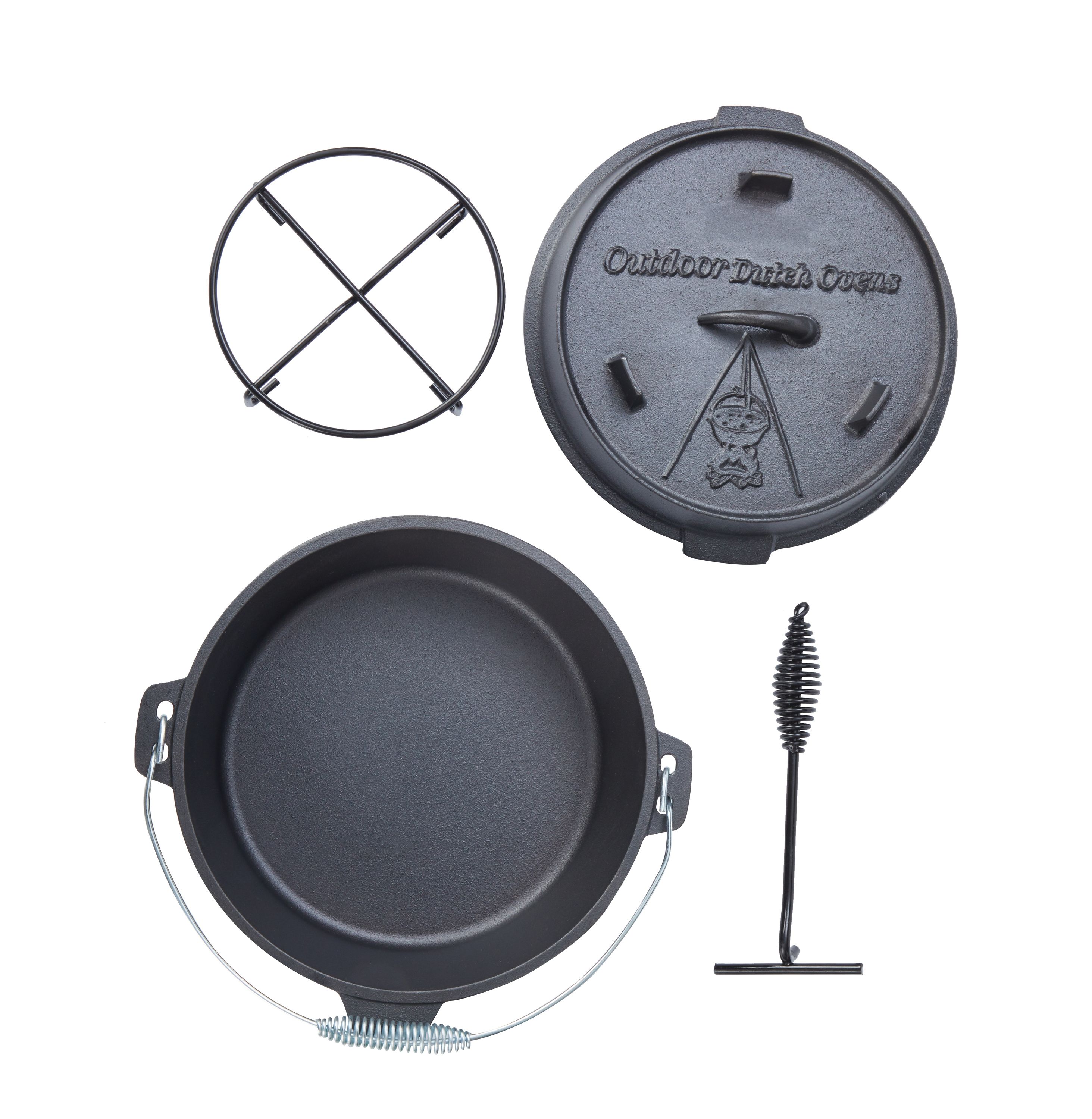 Dutch Oven Set 7L mit Untersetzer
