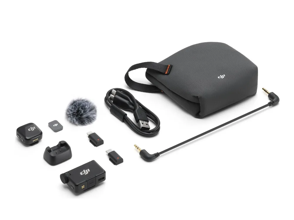 DJI Mic Mini - Mikrofonsystem - USB - sort