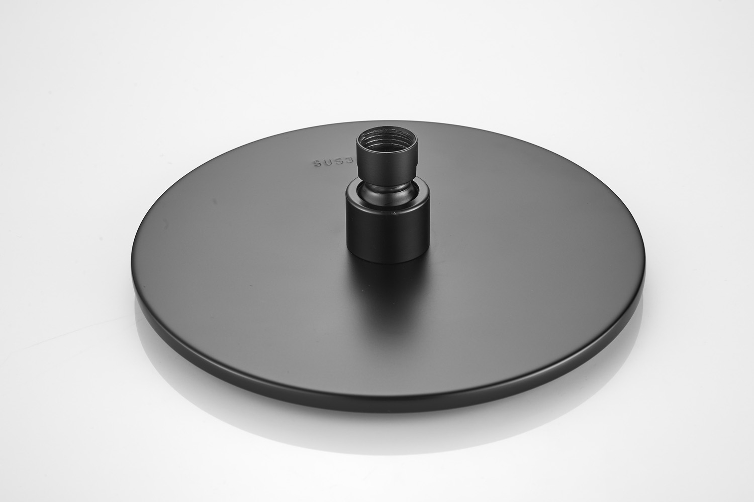 Saniclear Vision ronde douchekop 20cm zwart mat