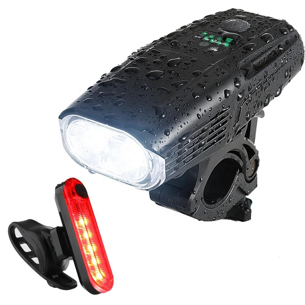 Lampe Avant avec Support Guidon Torche - 600 Lumens