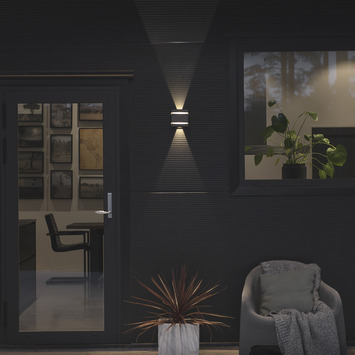 Konstsmide wandlamp Cremona antraciet