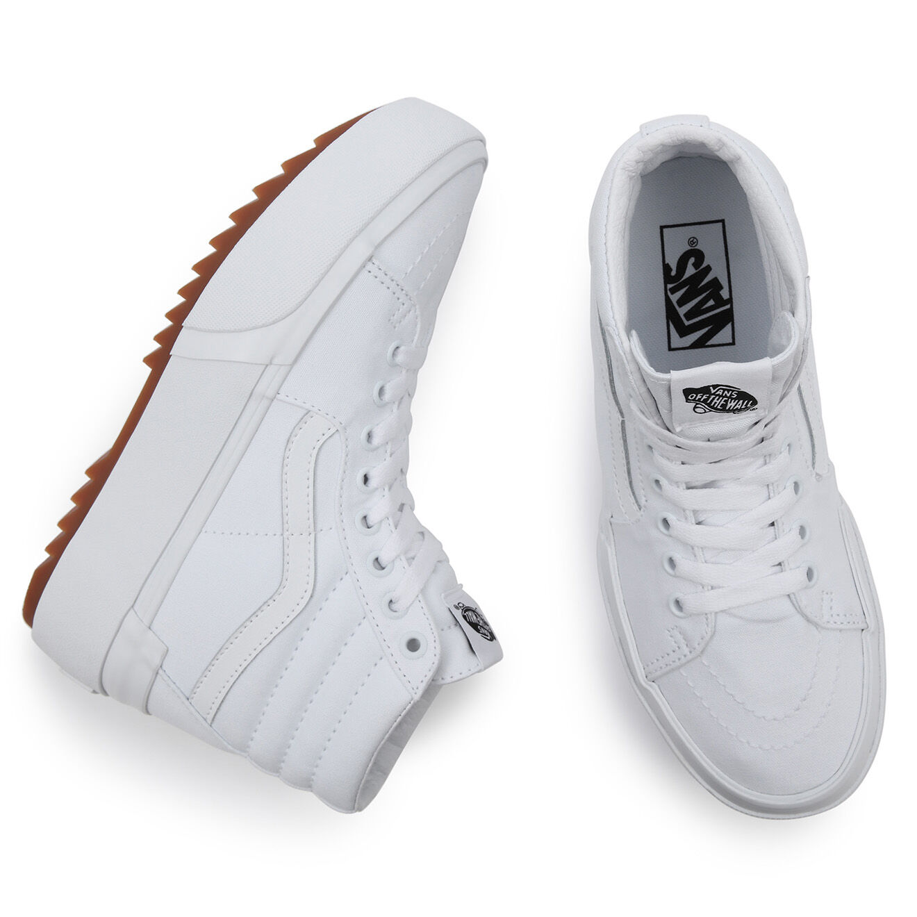 Vans Sneakers SK8-Hi Stacked blanches
