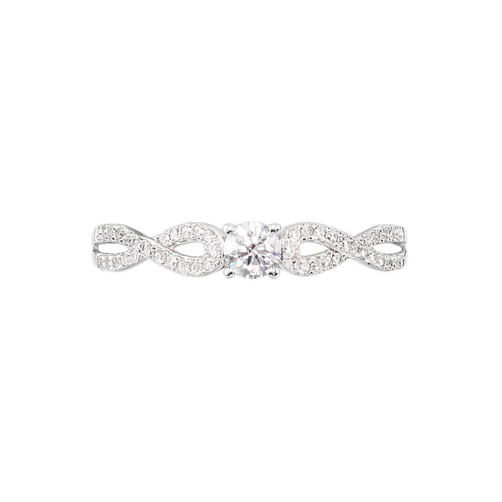 Bague Solitaire Livia Or Blanc Diamant