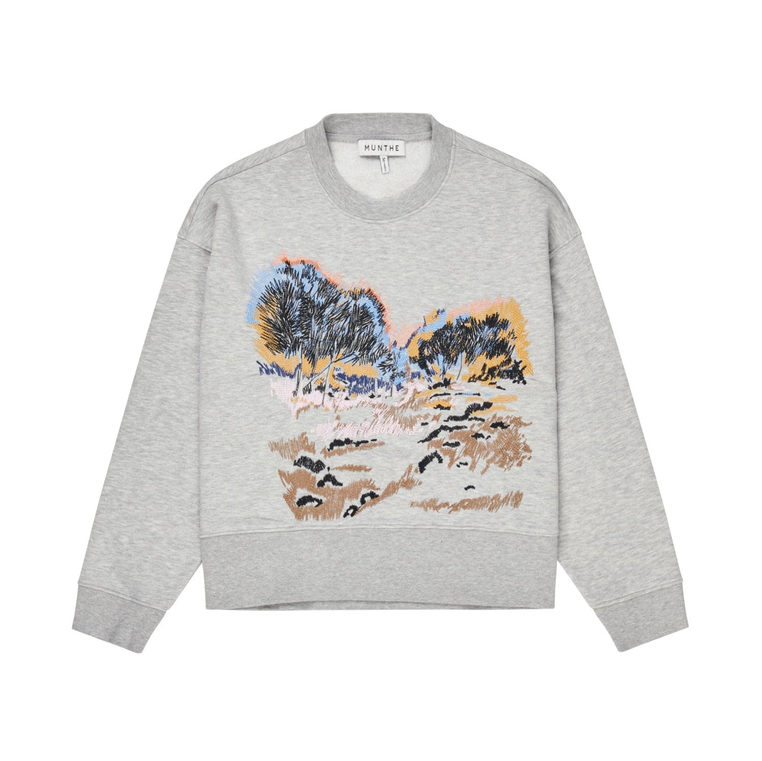 MUNTHE  Sazzily bluse - Light Grey