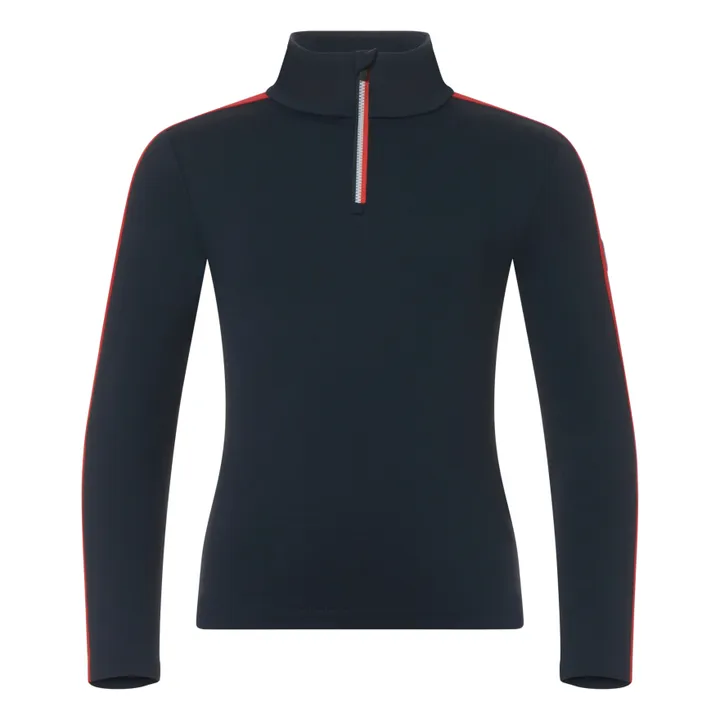 Fusalp Sous-pull Sinope | Bleu marine - Rouge