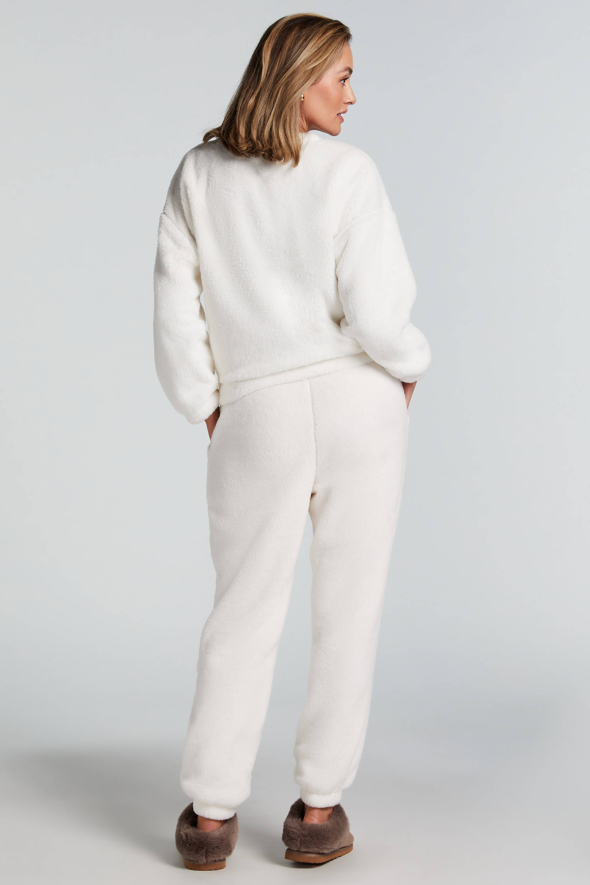 Hunkemöller teddy loungebroek Snuggle wit