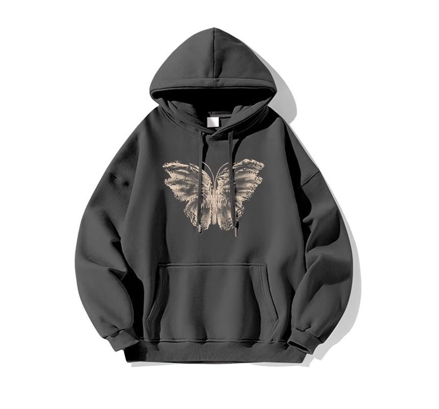 Iduna - Losse hoodie met vlinderprint