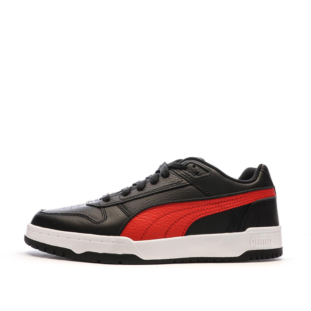 Puma Baskets Noires/Rouges Garçon Puma Rbd Game