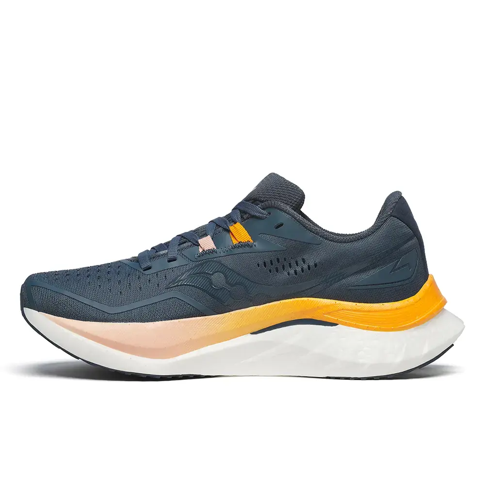 Saucony Endorphin Speed 4 Hardloopschoenen Donkerblauw/Oranje Dames