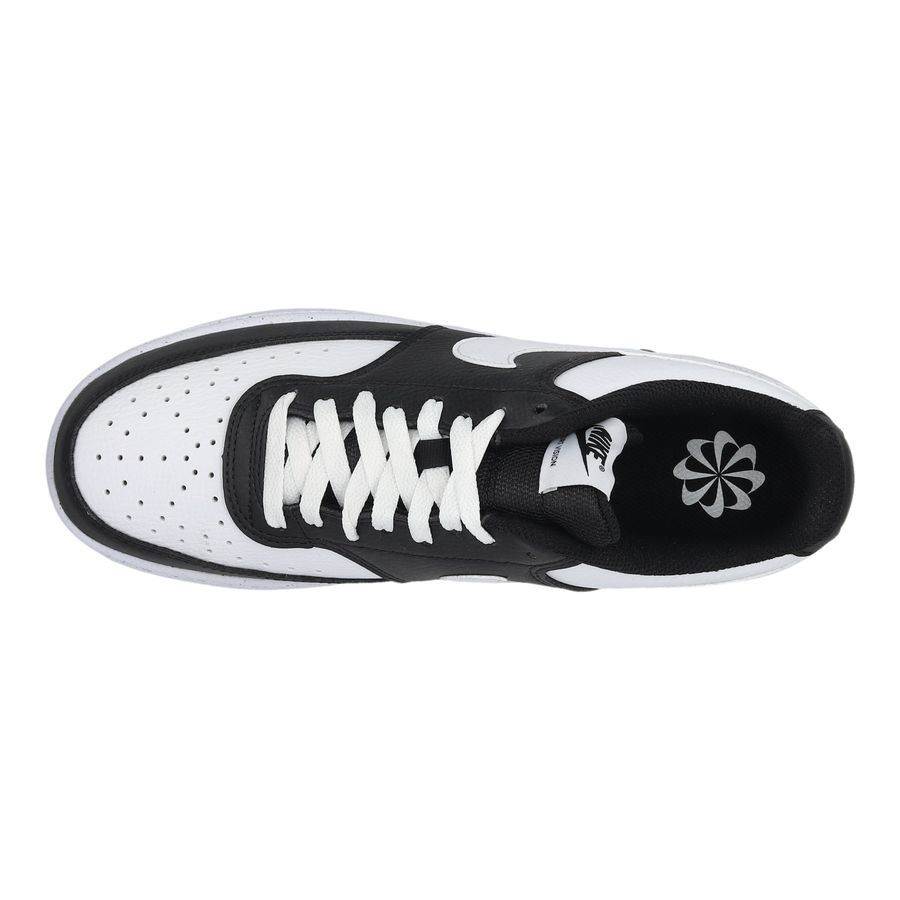 Nike Chaussures Court Vision Low Next Nature - Noir/Blanc Femme