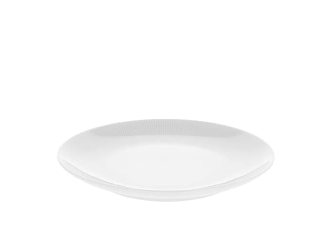 Pillivuyt Eventail Tallerken flad Dia 21 cm Hvid
