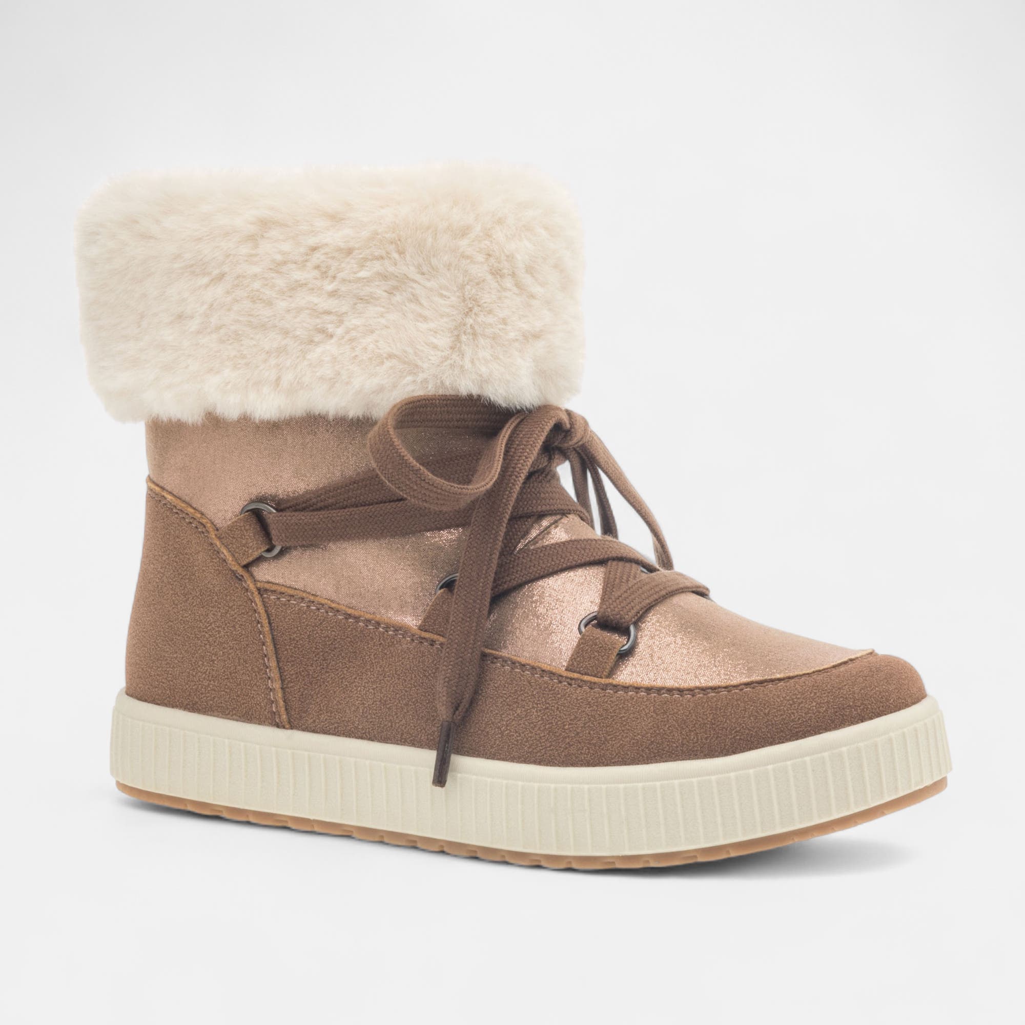 Bottines Fille cognac