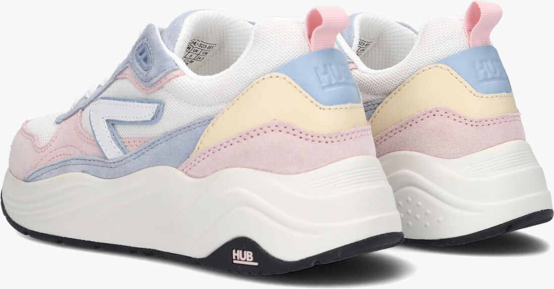 HUB witte hub lage sneakers glide-z
