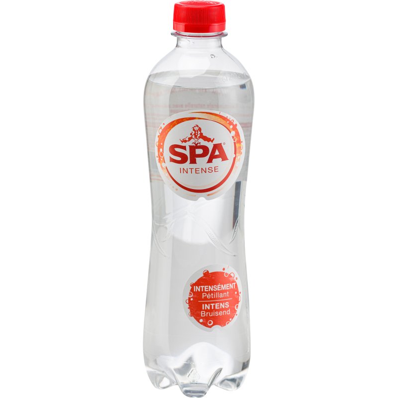 Eau gazeuse Spa intense 50 cl - 24 bouteilles